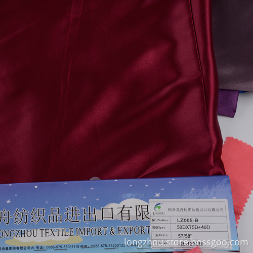 Light Spandex Satin With Twist Fabric